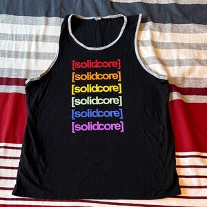 Solid Black Tank Top for Men (Pride)